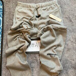 FOG - Fear of God Essentials Dark Oatmeal Joggers - (READ DESCRIPTION)